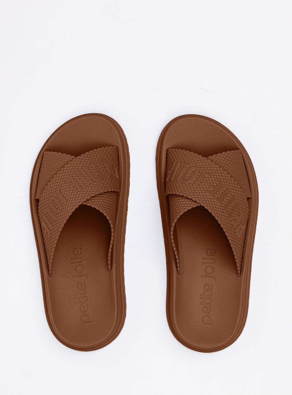 Chinelo Petite Jolie Smash Chocolate PJ6812II