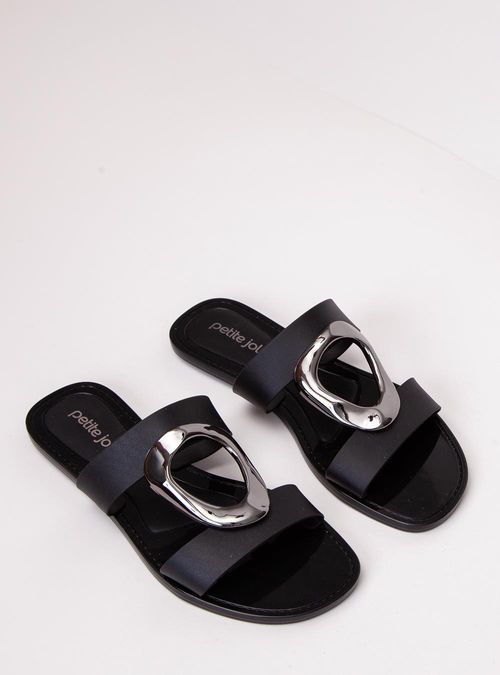 Chinelo Petite Jolie Demi Preto PJ7725