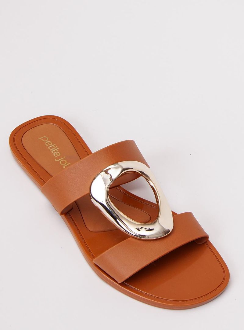 Chinelo Petite Jolie Demi Doce De Leite PJ7725