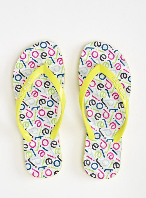 Chinelo Petite Jolie Fresh Limão/Pattern 3 PJ6969
