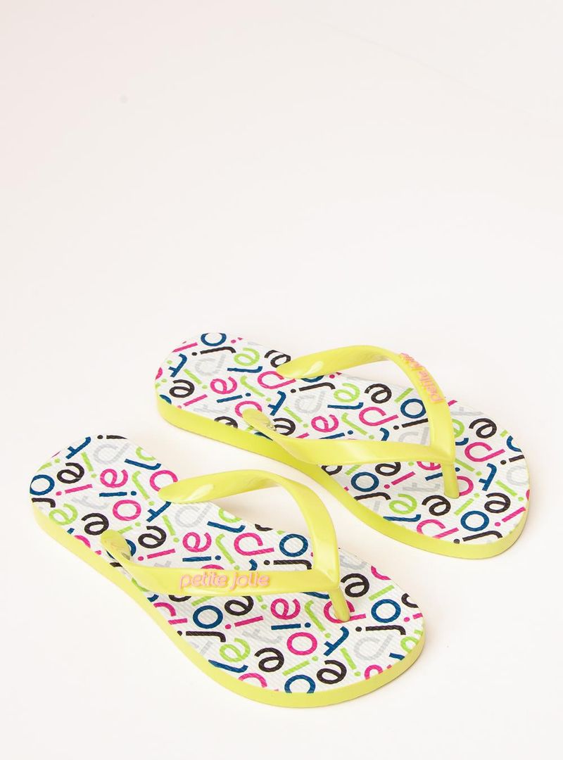 Chinelo Petite Jolie Fresh In Limão/Pattern 3 PJ6969IN