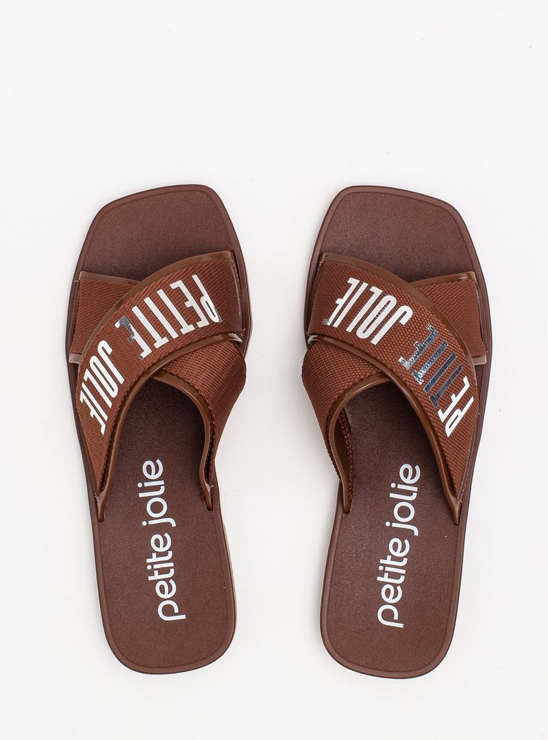 Chinelo Petite Jolie Vibe Chocolate PJ7611