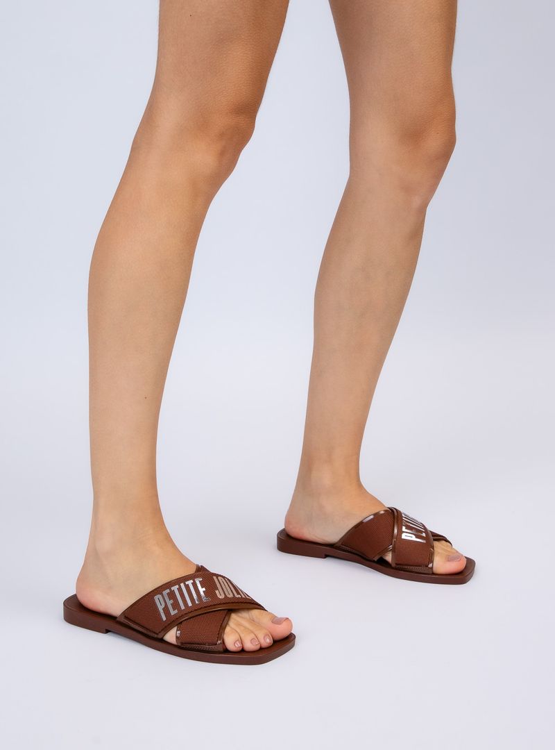 Chinelo Petite Jolie Vibe Chocolate PJ7611