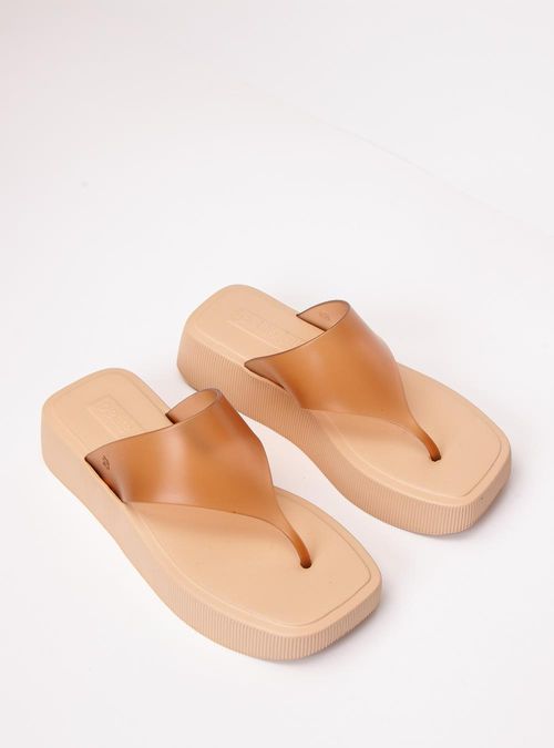 Chinelo Petite Jolie Key Doce De Leite/Areia PJ7674