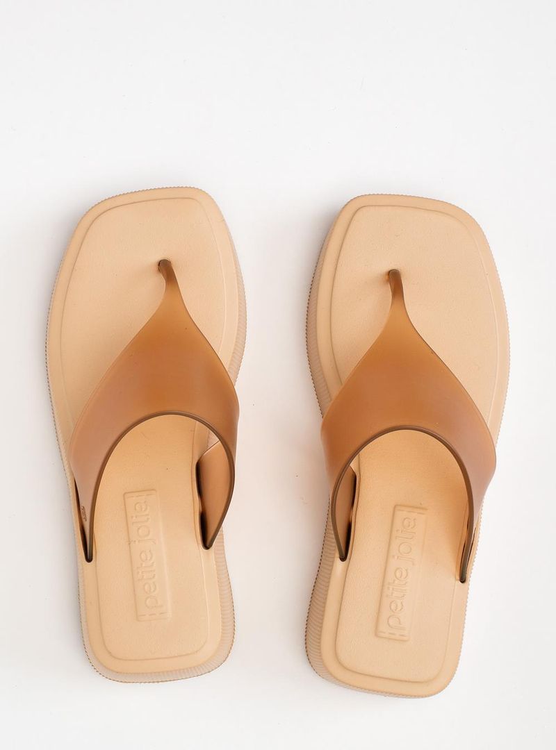 Chinelo Petite Jolie Key Doce De Leite/Areia PJ7674