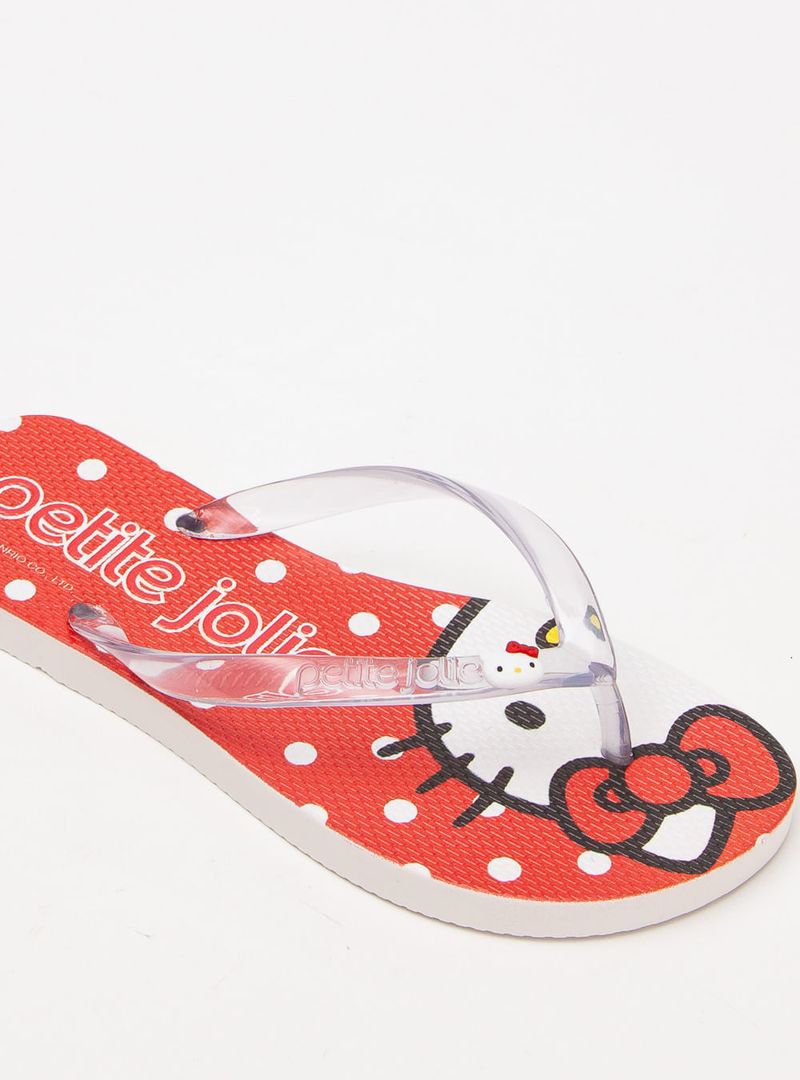 Chinelo Petite Jolie Translúcido/Hello Kitty 14 PJ7206HK