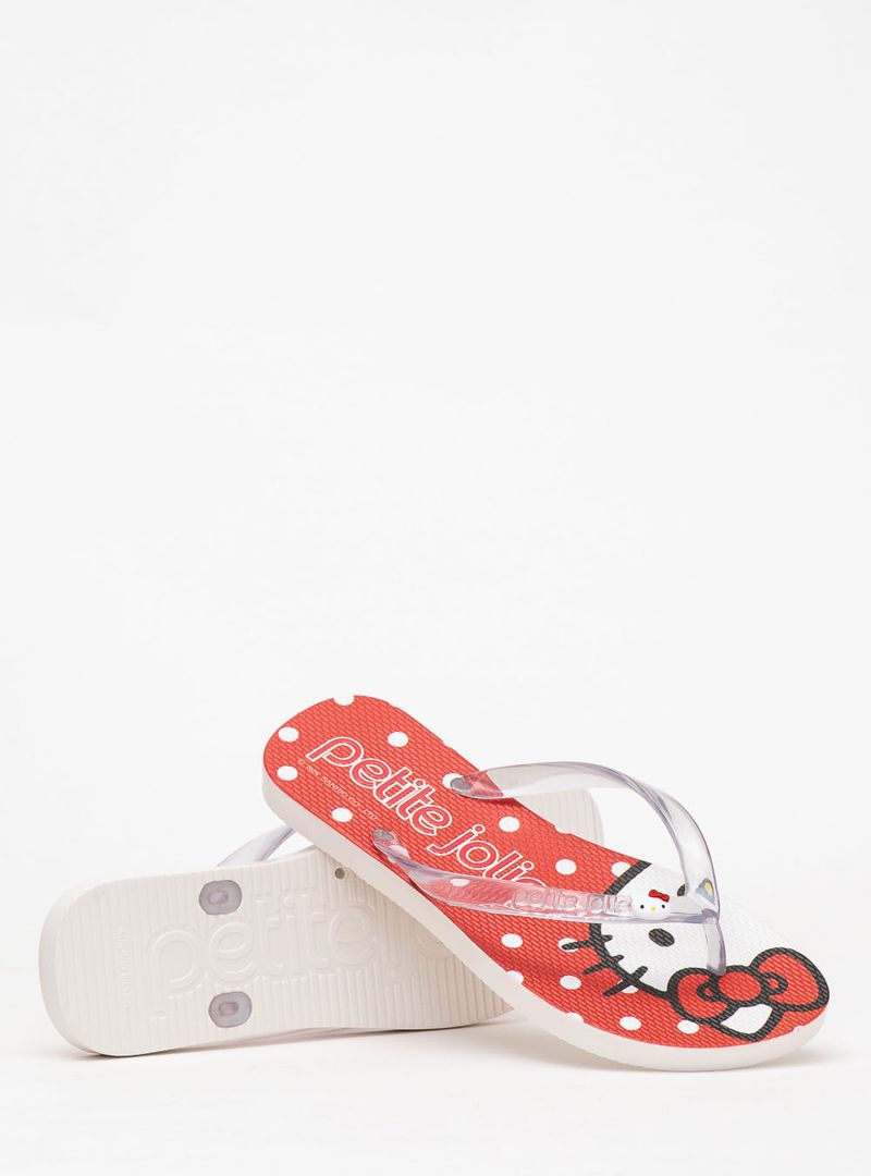 Chinelo Petite Jolie Translúcido/Hello Kitty 14 PJ7206HK