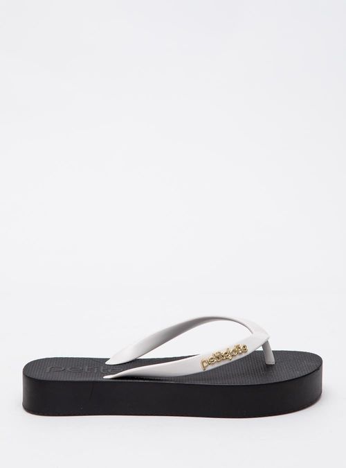 Chinelo Petite Jolie Fresh Up White/Sola Preto PJ7321