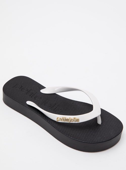 Chinelo Petite Jolie Fresh Up White/Sola Preto PJ7321