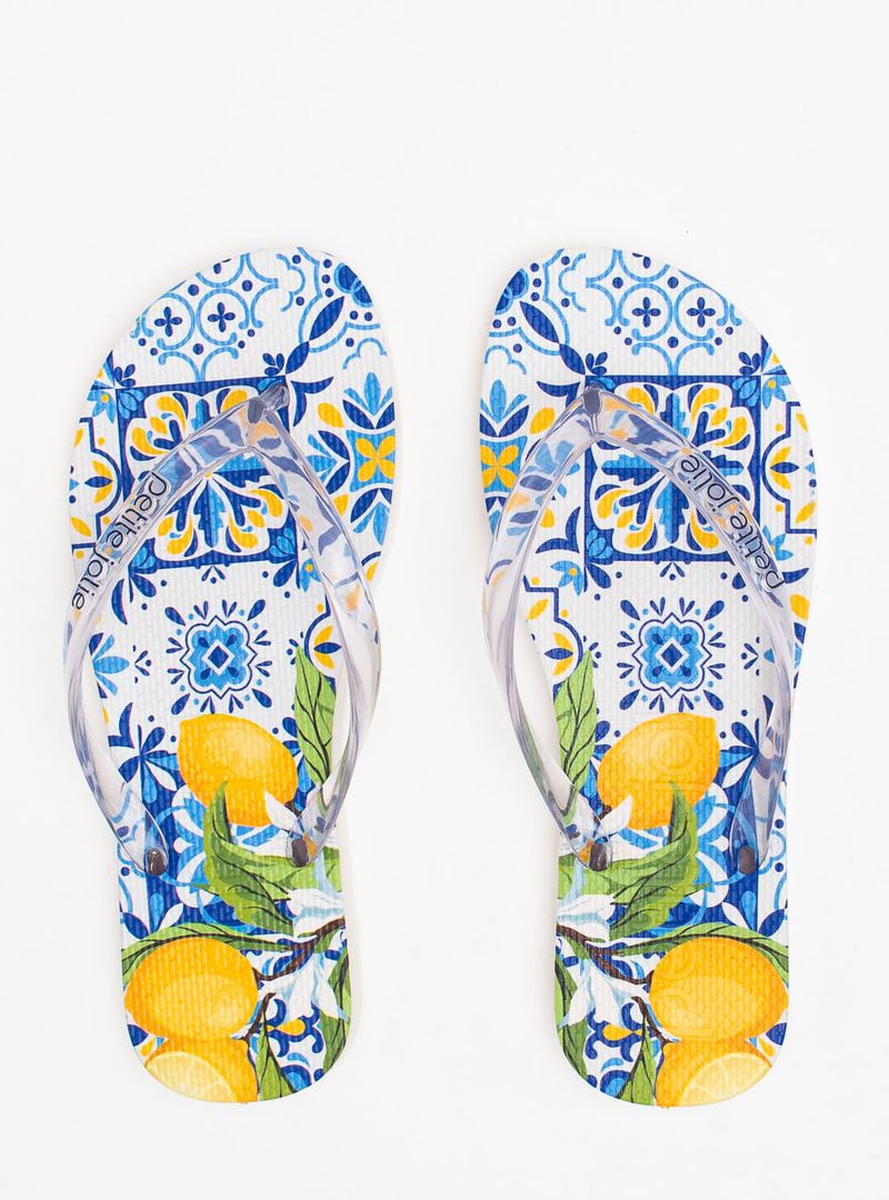 Chinelo Petite Jolie Fresh Translúcido/Frutas 5 PJ6969