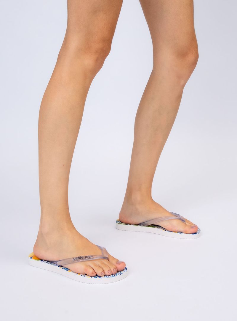 Chinelo Petite Jolie Fresh Translúcido/Frutas 5 PJ6969