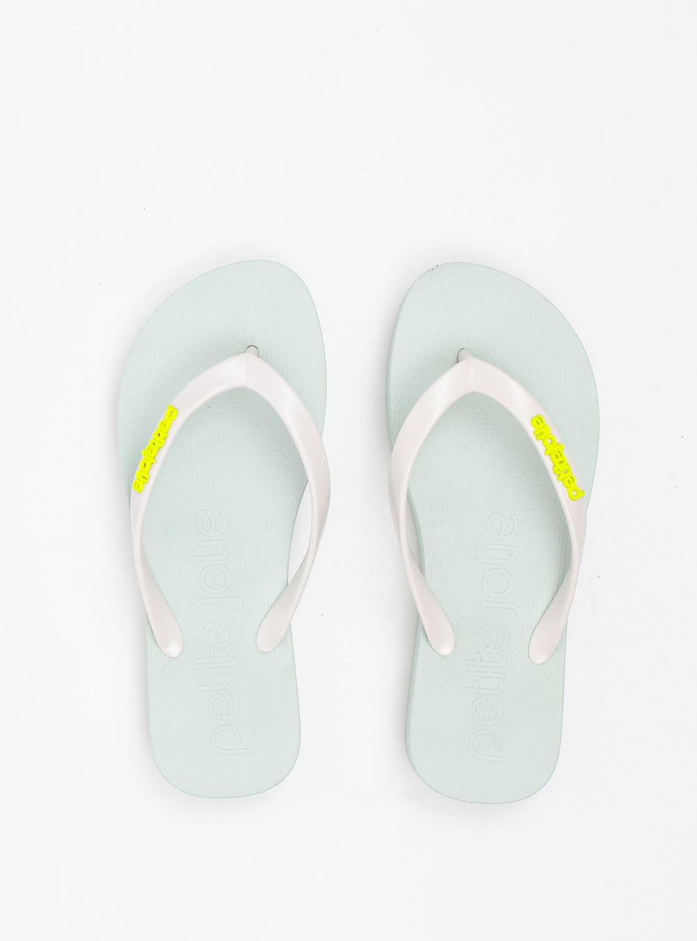 Chinelo Petite Jolie Fresh Up White/Sola Soft Green PJ7321