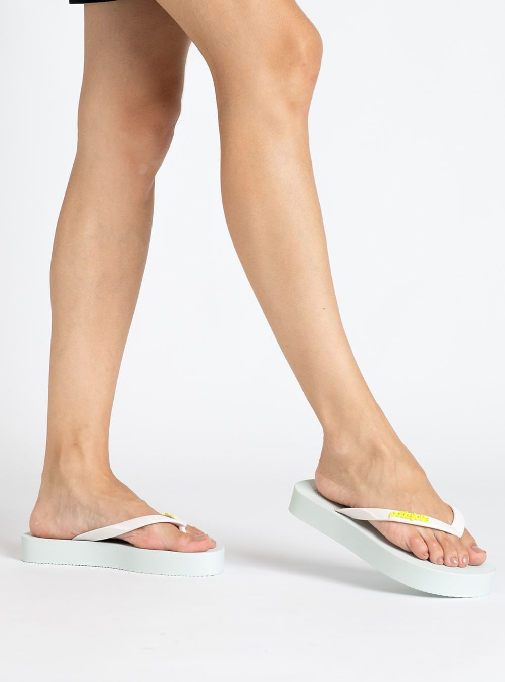 Chinelo Petite Jolie Fresh Up White/Sola Soft Green PJ7321