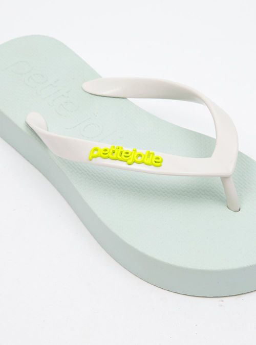 Chinelo Petite Jolie Fresh Up White/Sola Soft Green PJ7321