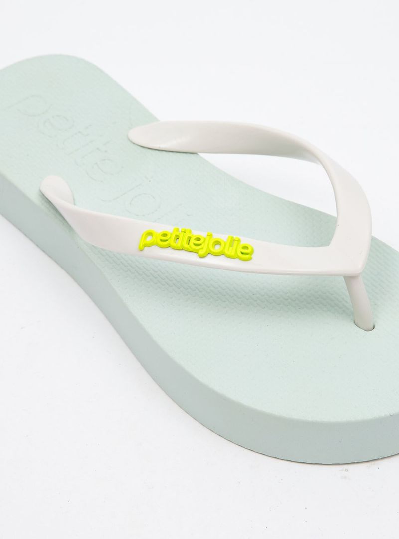 Chinelo Petite Jolie Fresh Up White/Sola Soft Green PJ7321