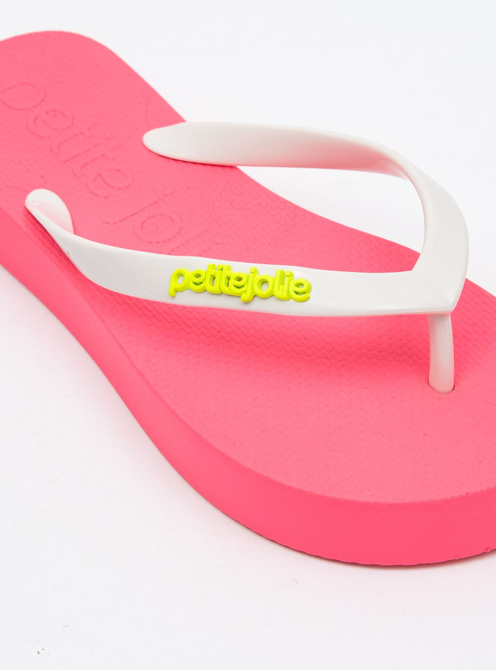Chinelo Petite Jolie Fresh Up White/Sola Hit Pink PJ7321