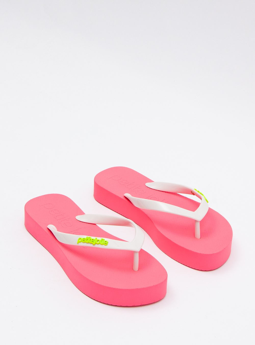 Chinelo Petite Jolie Fresh Up White/Sola Hit Pink PJ7321