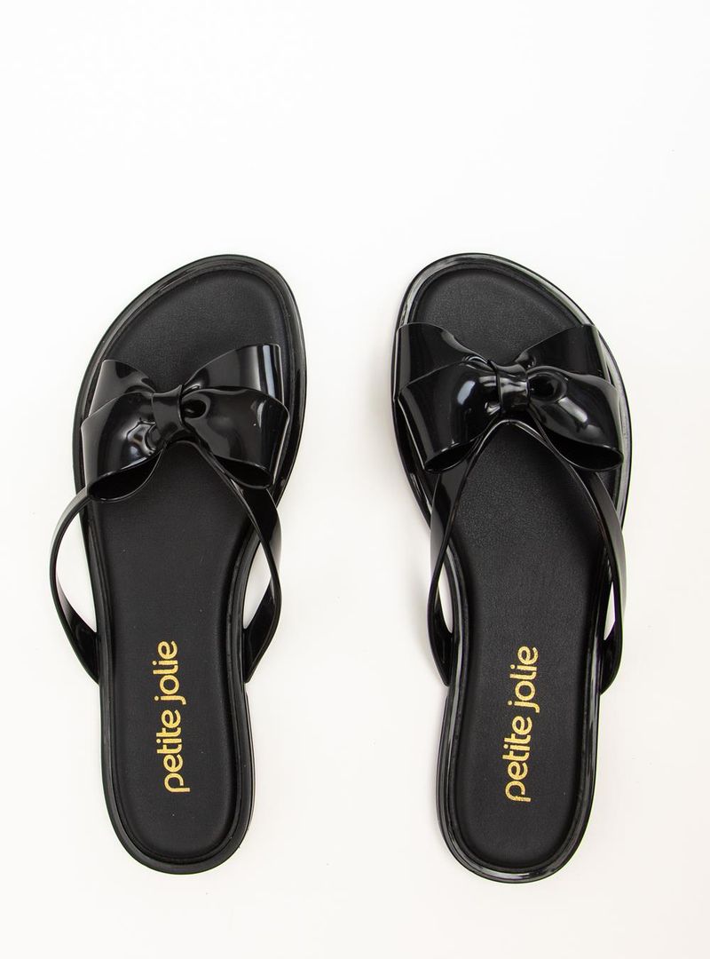 Chinelo Petite Jolie Skip Preto PJ5715