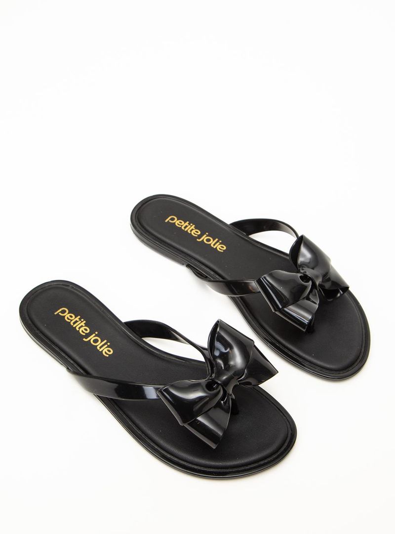 Chinelo Petite Jolie Skip Preto PJ5715