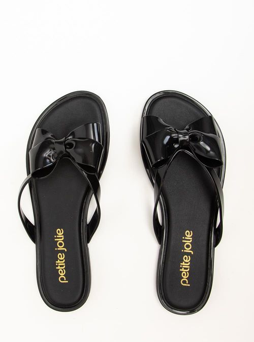 Chinelo Petite Jolie Skip Preto PJ5715