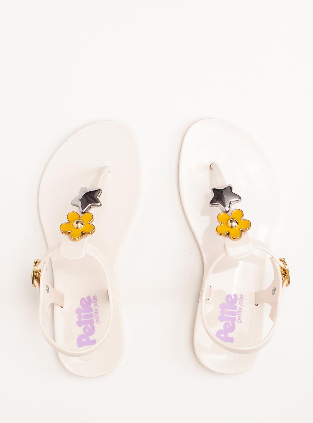 Sandália Petite Jolie Noah In Creme PJ7763IN