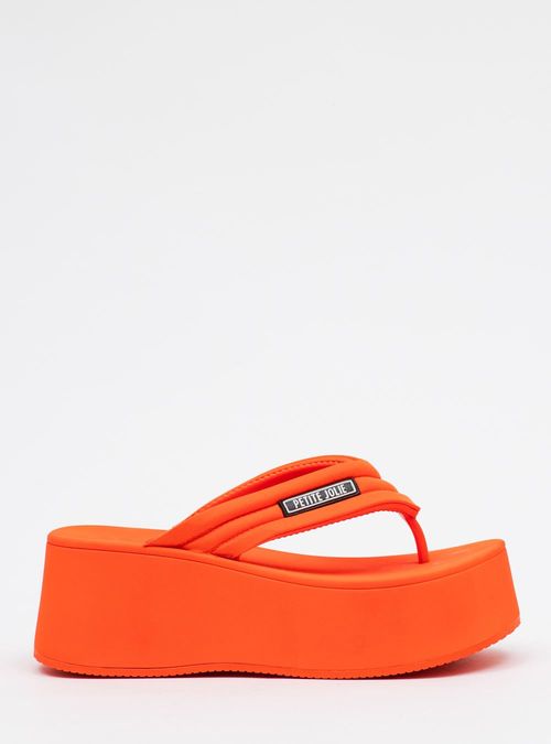 Chinelo Petite Jolie Plus Deep Orange PJ7522