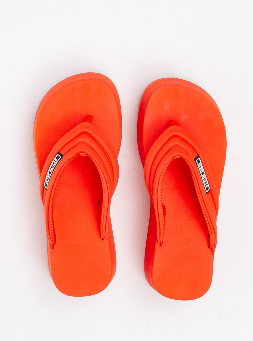 Chinelo Petite Jolie Plus Deep Orange PJ7522
