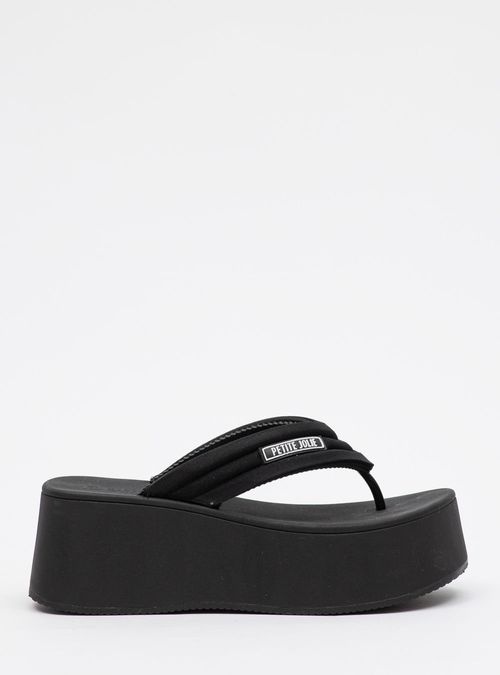 Chinelo Petite Jolie Plus Preto PJ7522