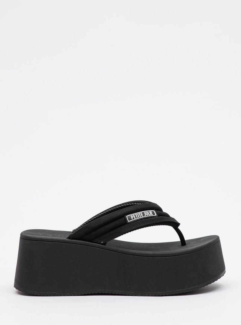 Chinelo Petite Jolie Plus Preto PJ7522
