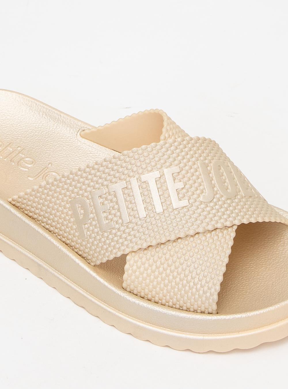 Chinelo Petite Jolie Smash Metalizado Ouro PJ6812IIA