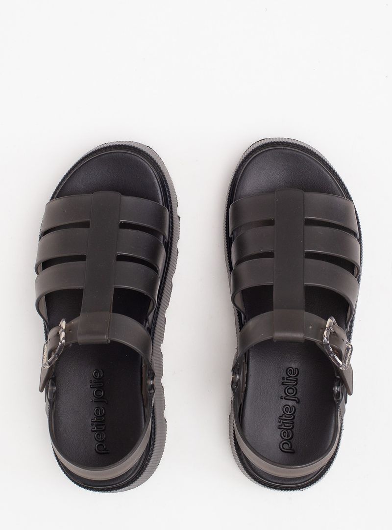 Sandália Petite Jolie Flow Sandal Preto Translúcido PJ7561