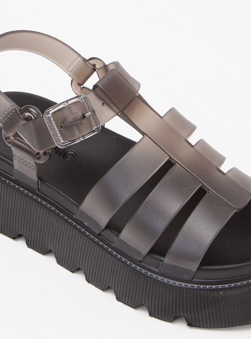 Sandália Petite Jolie Flow Sandal Preto Translúcido PJ7561