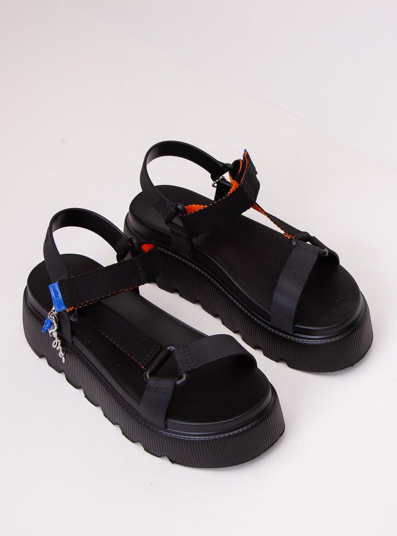 Sandália Petite Jolie Groove Preto/Multi PJ7737