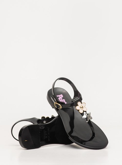 Sandália Petite Jolie Noah In Preto PJ7763IN