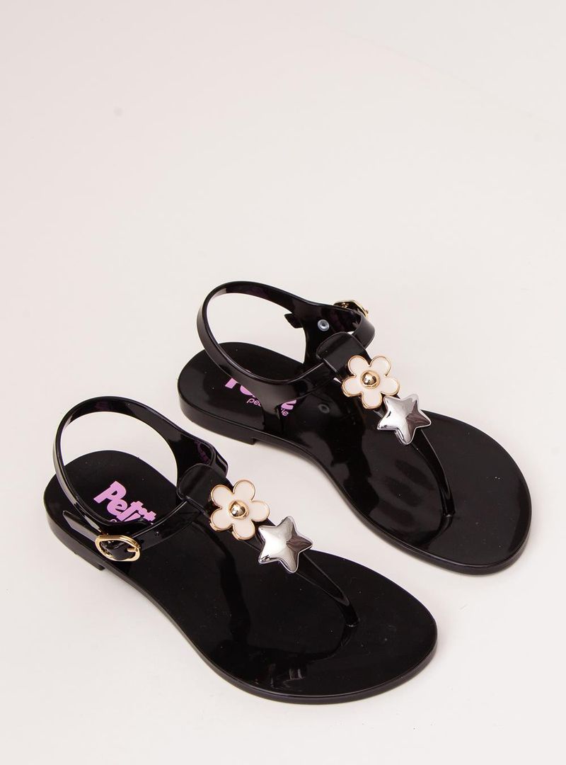 Sandália Petite Jolie Noah In Preto PJ7763IN