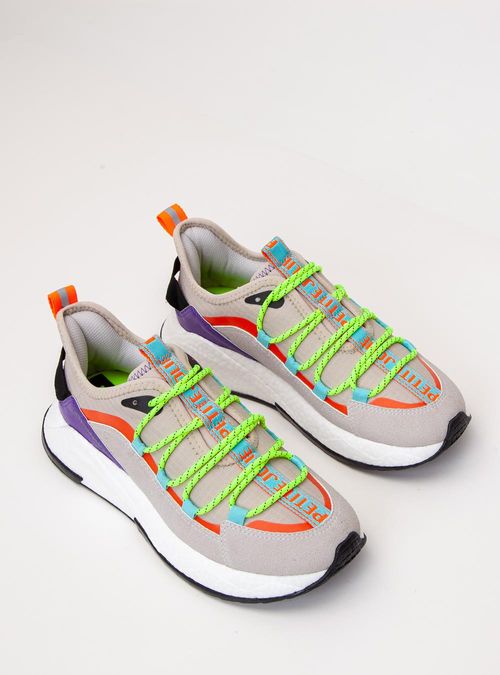 Tênis Petite Jolie Puff Sneaker Gelo Multi 2 PJ7757