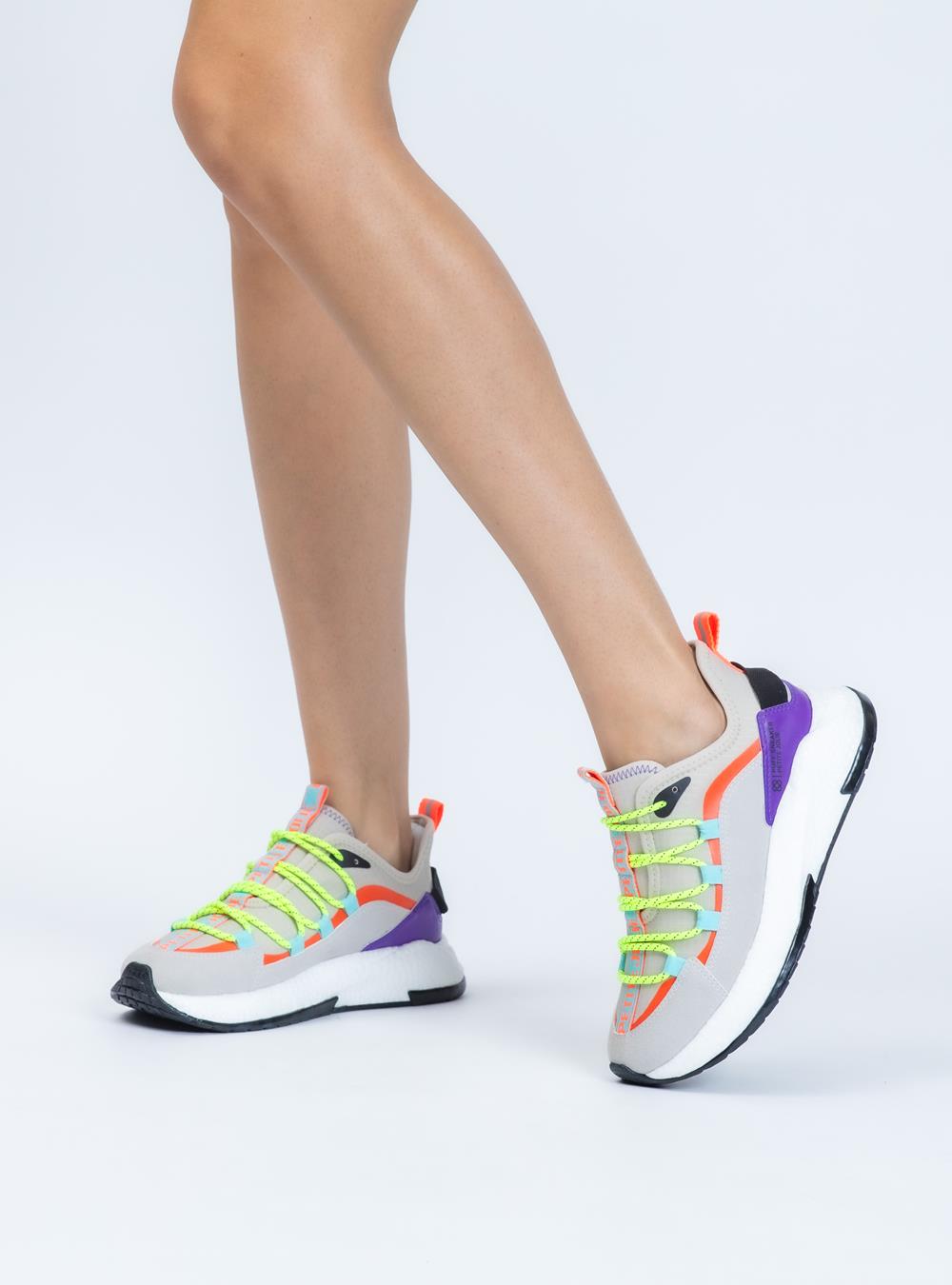 Tênis Petite Jolie Puff Sneaker Gelo Multi 2 PJ7757