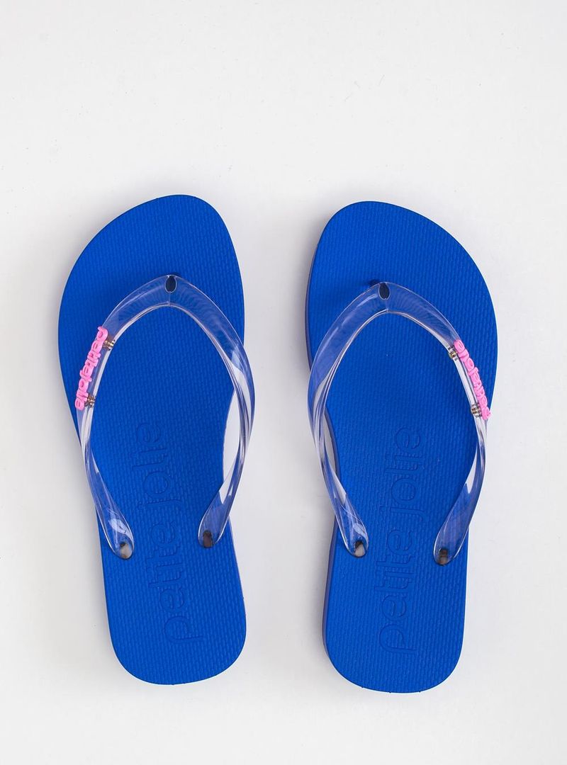 Chinelo Petite Jolie Fresh Up Translúcido/Royal PJ7321