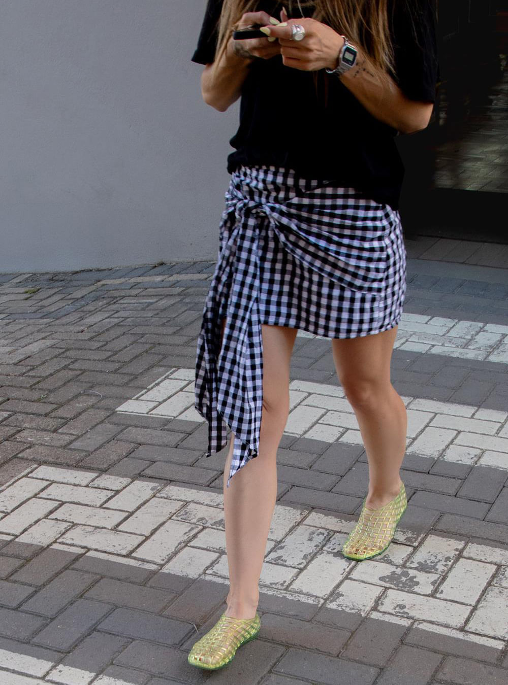 Sapatilha Petite Jolie Mesh Limão Translúcido PJ7760