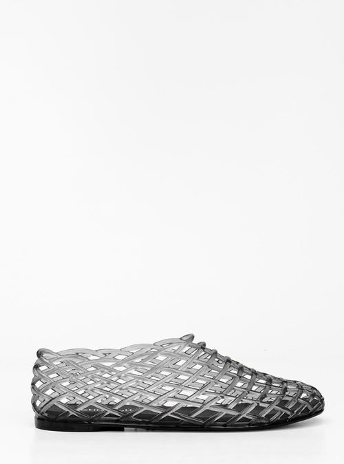 Sapatilha Petite Jolie Mesh Preto Translúcido PJ7760