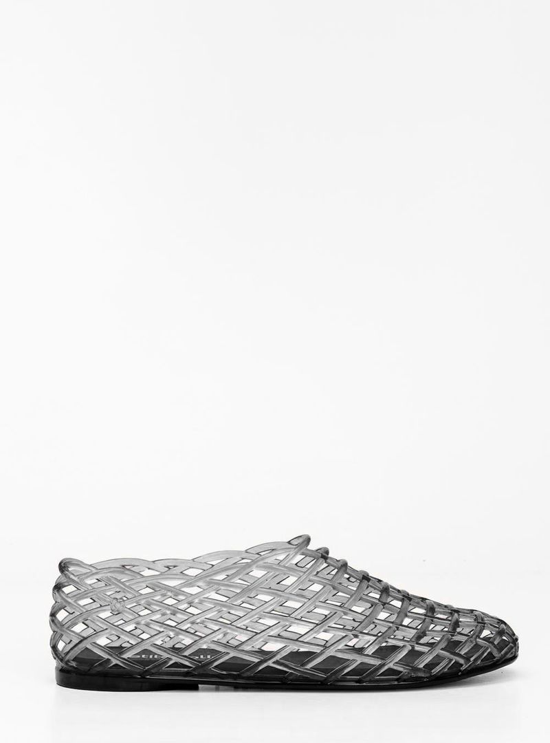 Sapatilha Petite Jolie Mesh Preto Translúcido PJ7760