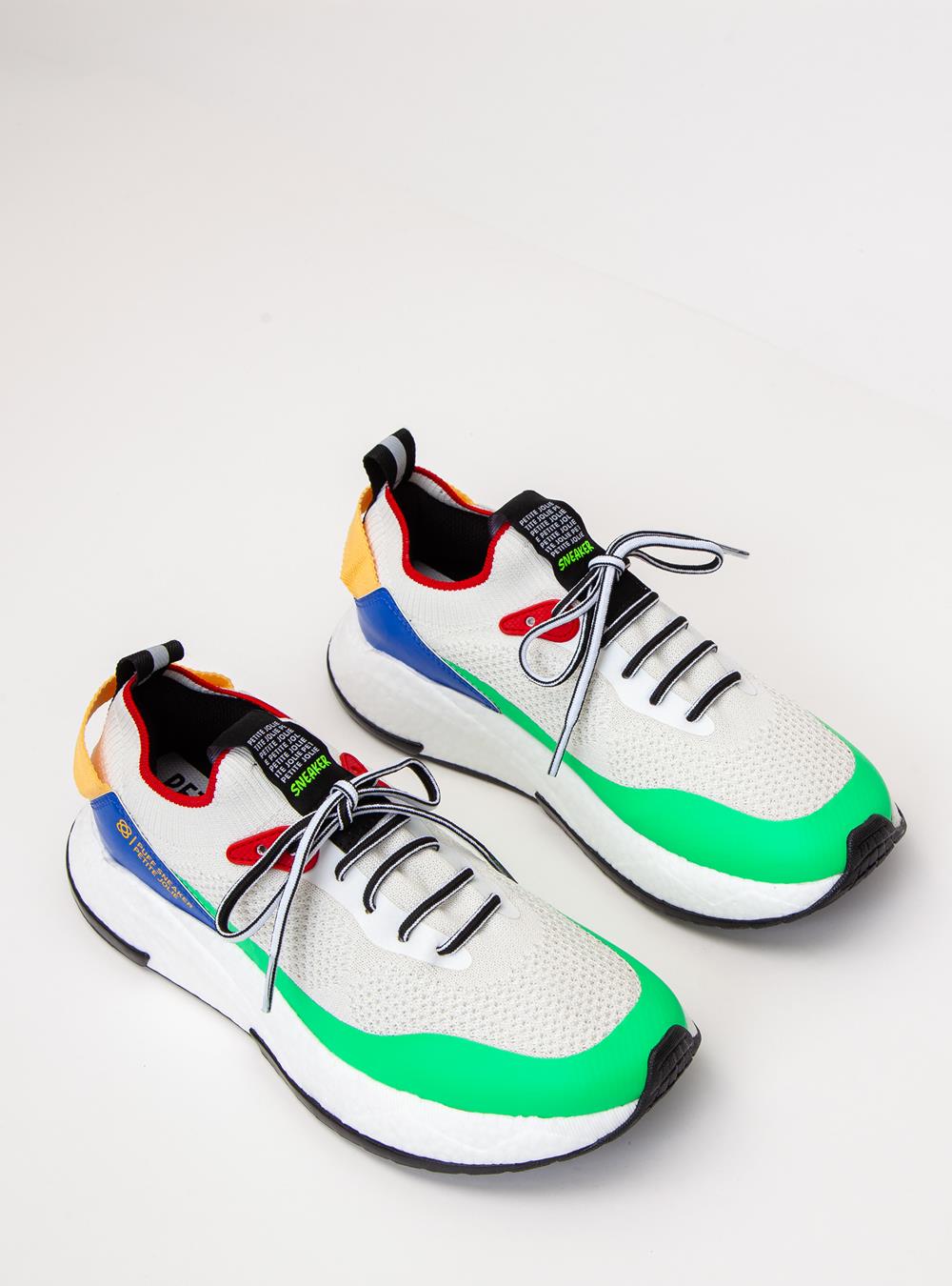 Tênis Petite Jolie Puff Sneaker White/Branco Alvo PJ7130II