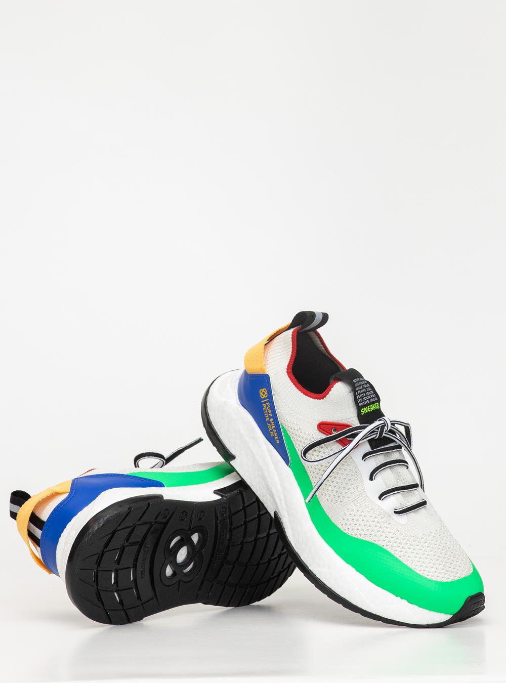 Tênis Petite Jolie Puff Sneaker White/Branco Alvo PJ7130II