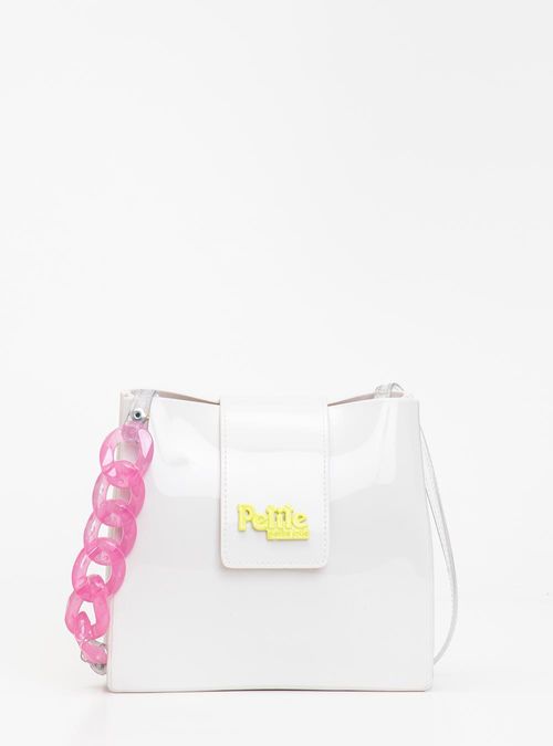Bolsa Infantil Petite Jolie Loop In White/Pink PJ10904IN