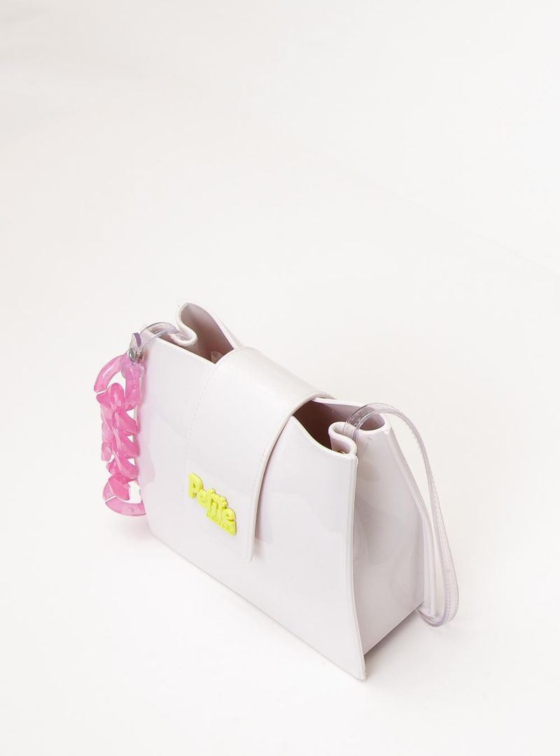 Bolsa Infantil Petite Jolie Loop In White/Pink PJ10904IN