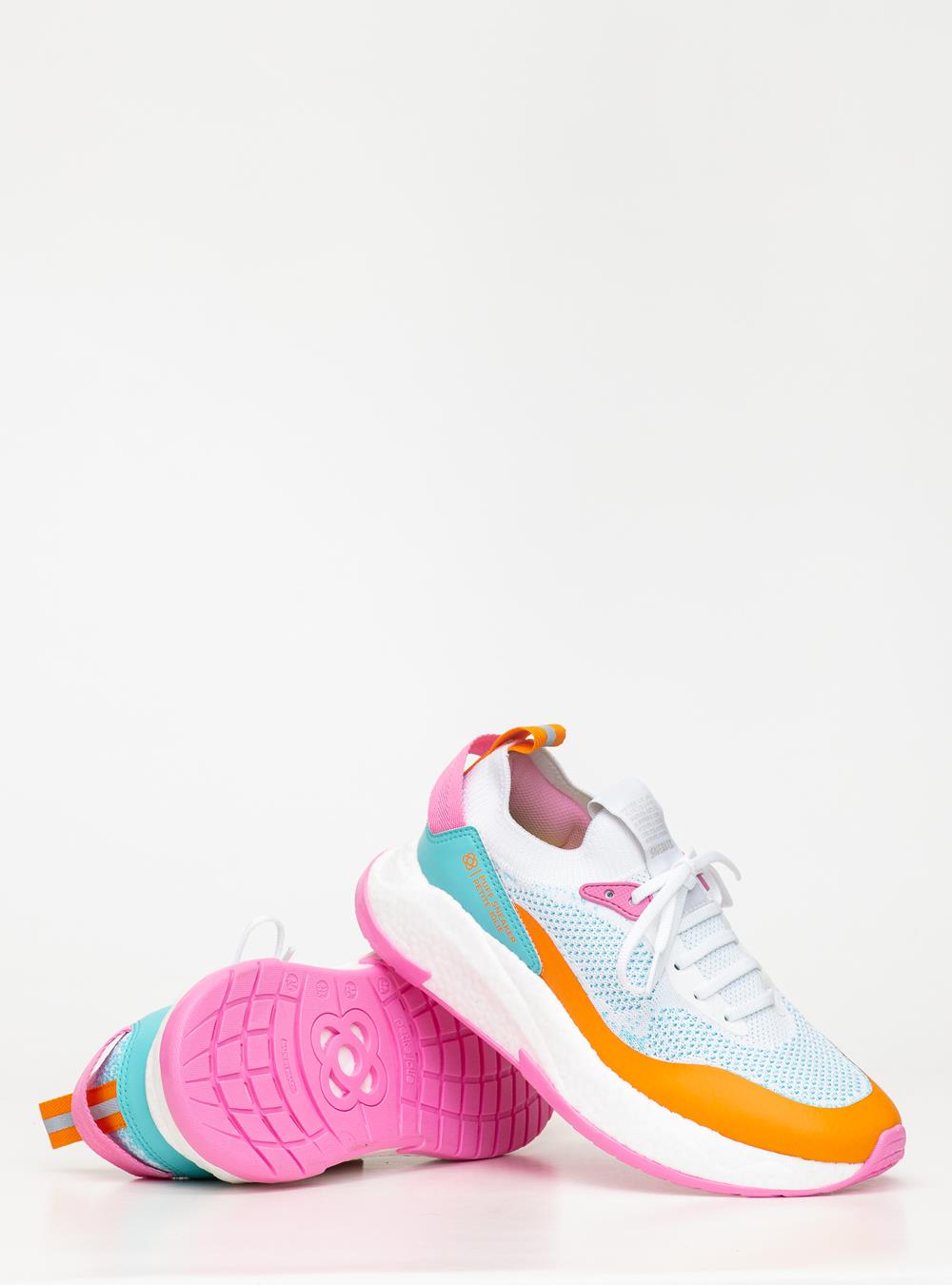 Tênis Petite Jolie Puff Sneaker Branco Chiclete PJ7130II