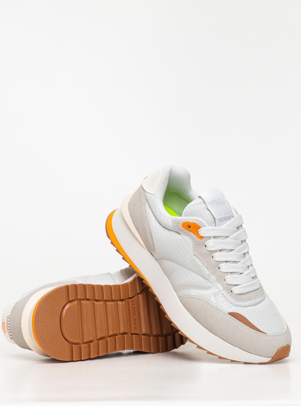 Tênis Petite Jolie Retro Running Multi/Doce De Leite PJ7541