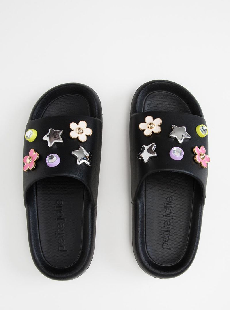 Chinelo Infantil Hug In Preto PJ7733IN