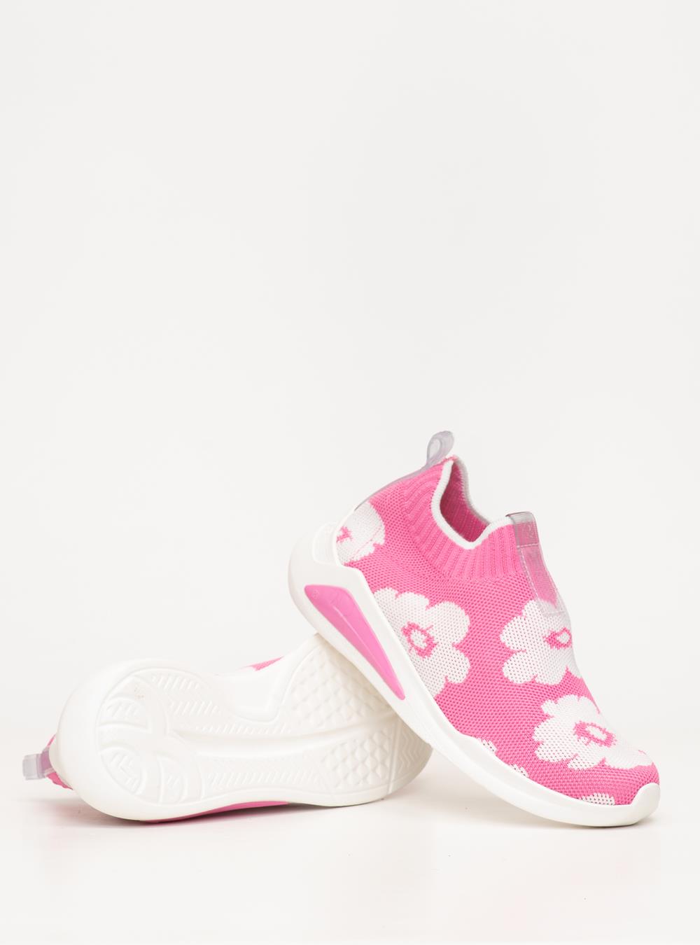 Tênis Infantil Petite Jolie Hype In Chiclete/Branco PJ7749IN