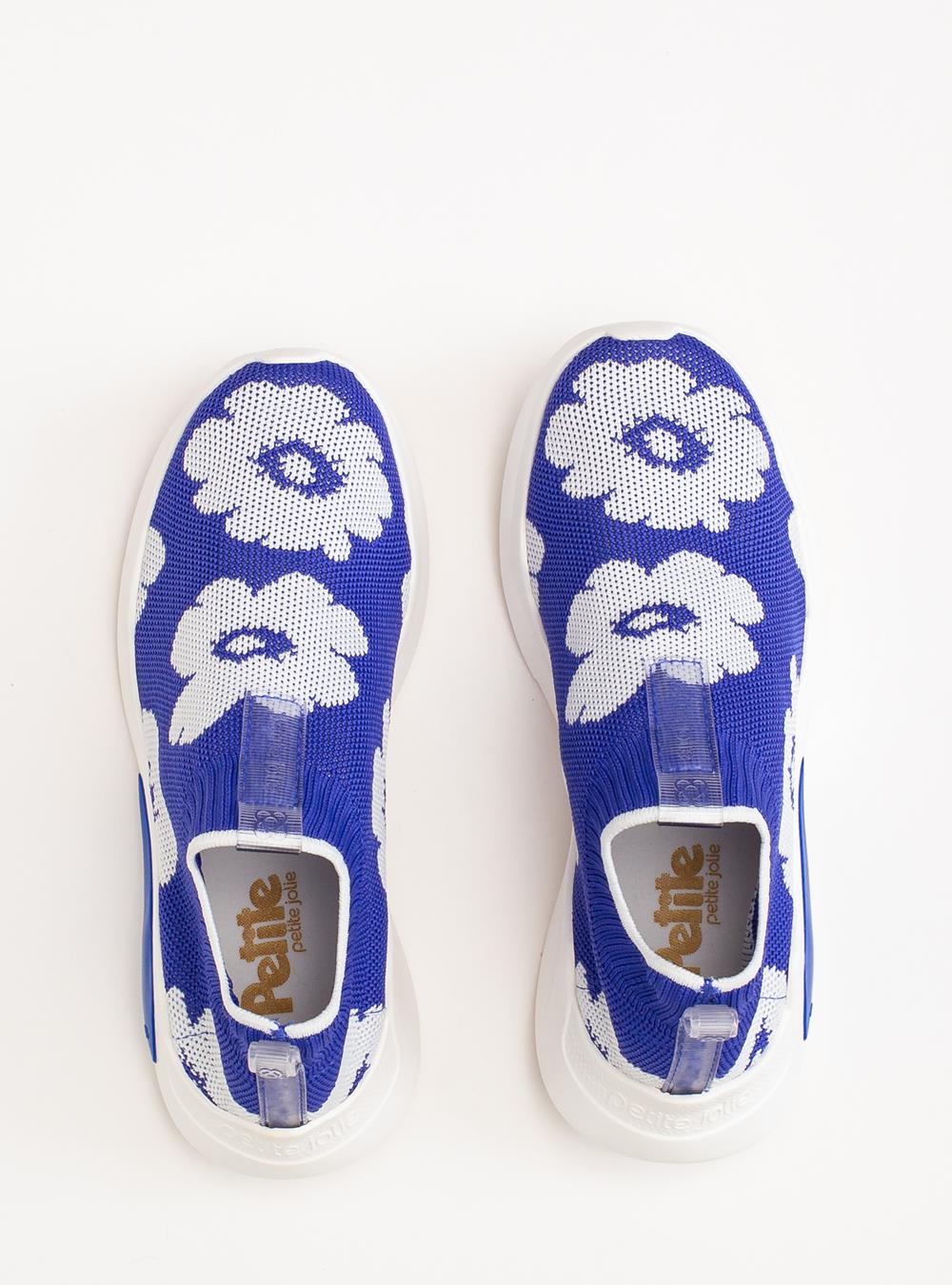 Tênis Infantil Petite Jolie Hype In Royal/Branco PJ7749IN